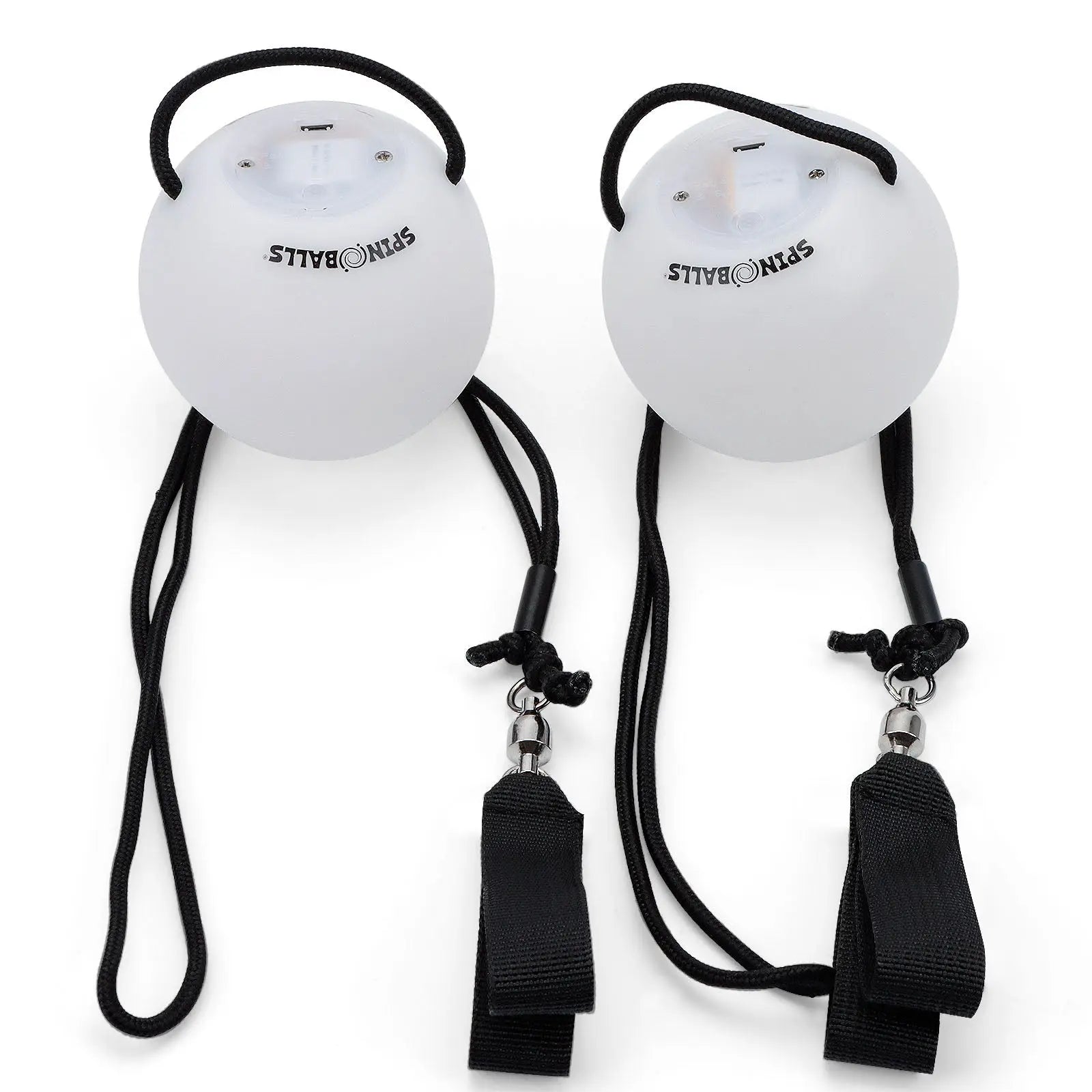 Spinballs Glow. 0 LED Rechargeable Poi Set P7