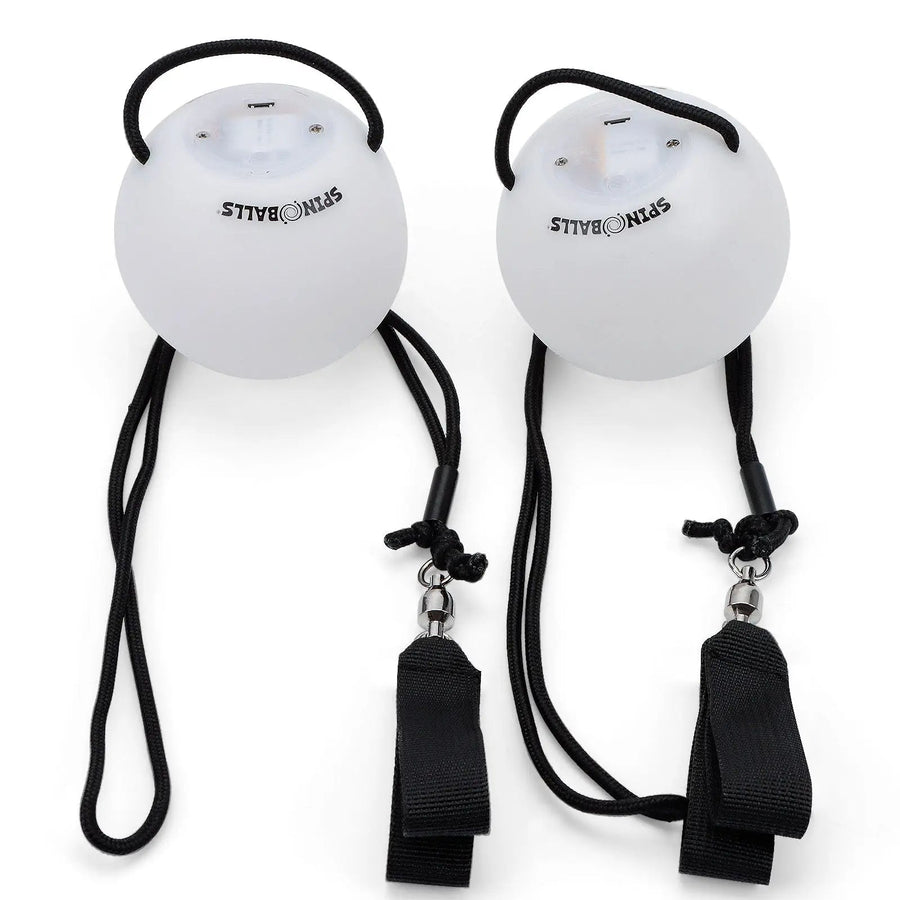 Spinballs Glow. 0 LED Rechargeable Poi Set P7