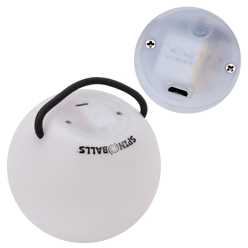 Spinballs Glow. 0 LED Rechargeable Poi Set P7