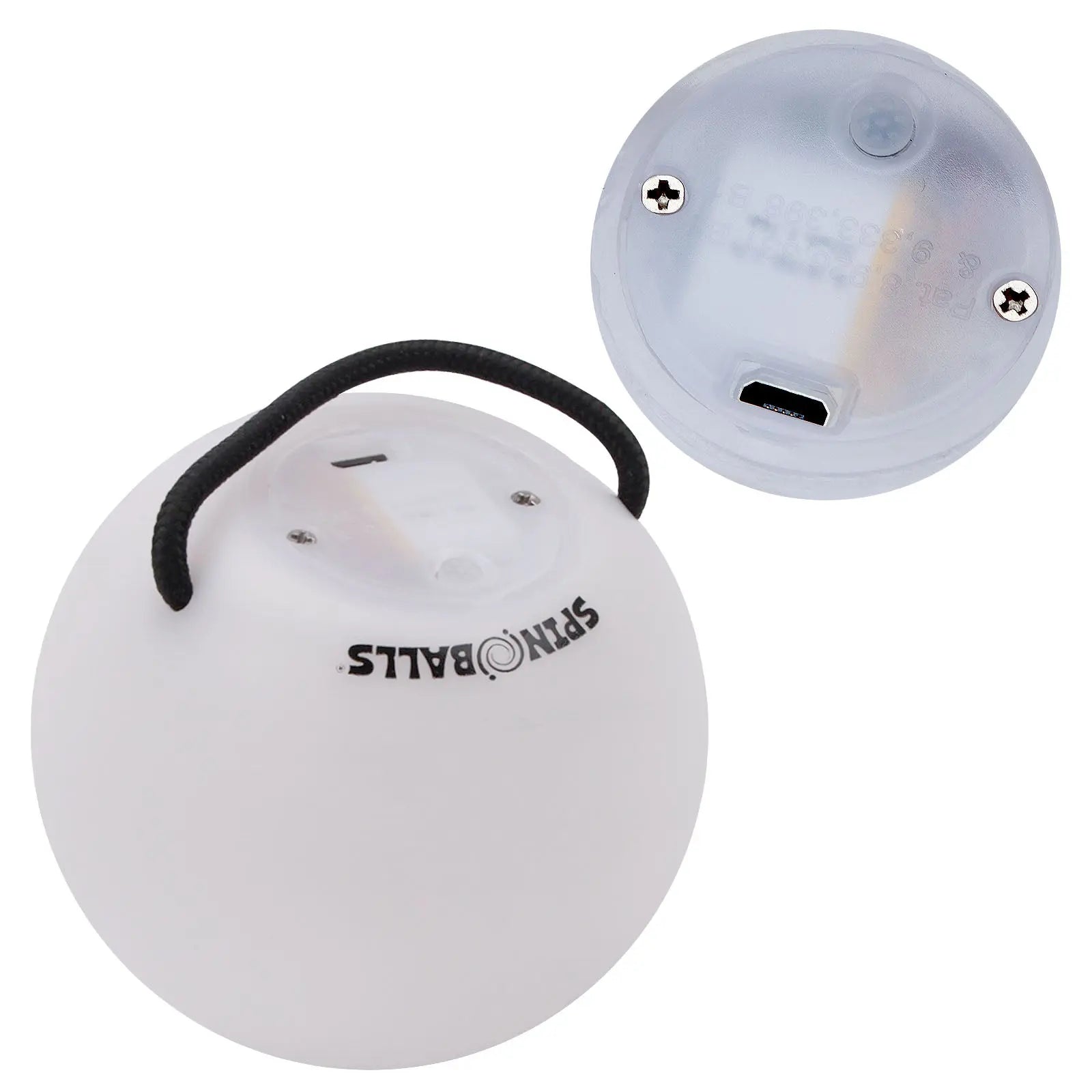 Spinballs Glow. 0 LED Rechargeable Poi Set P7
