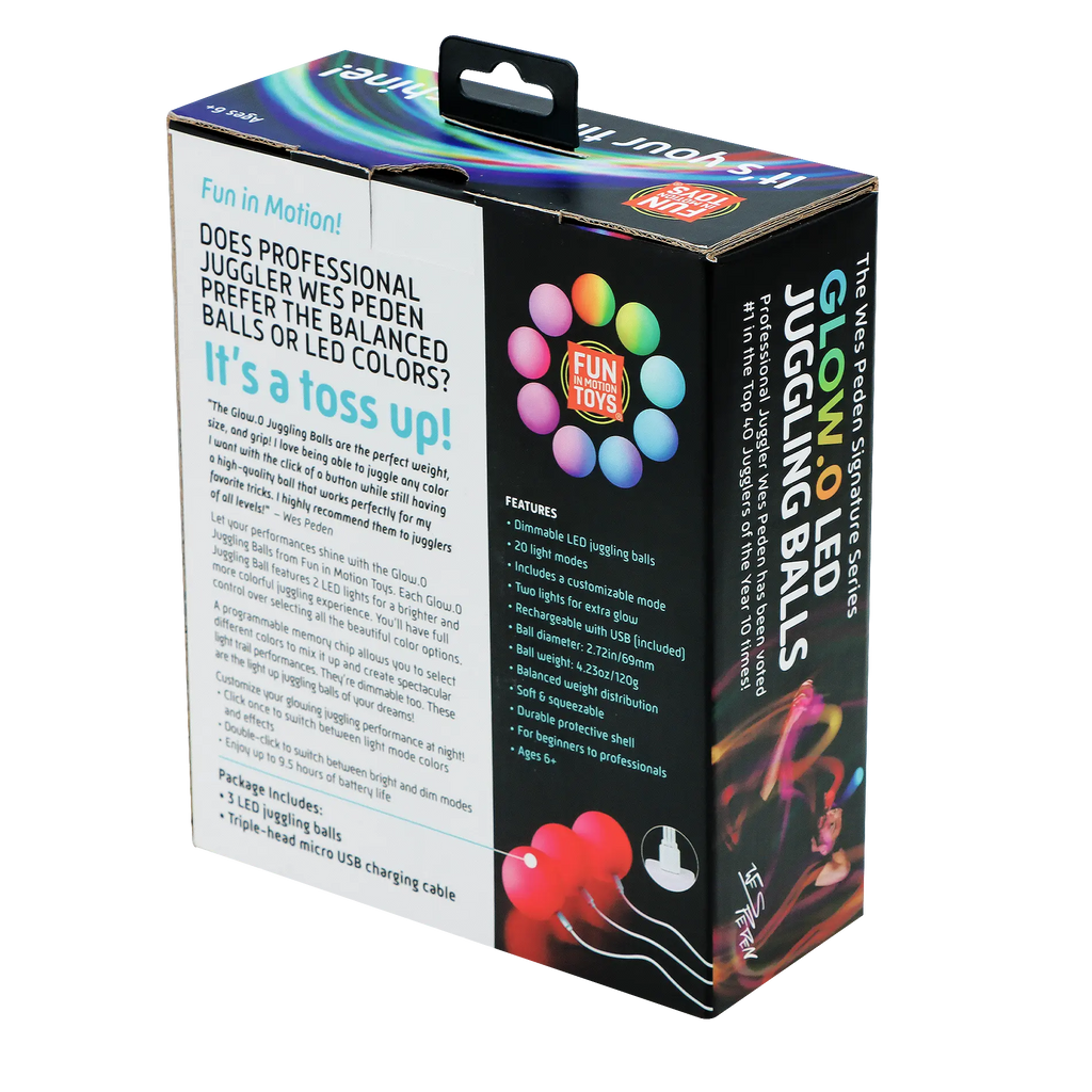 Wes Peden Glow.0 Juggling Balls Y2